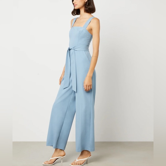 Bcbgmaxazria Denim Jumpsuit Size XSmall - Picture 2 of 3